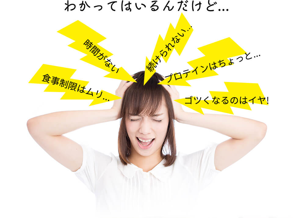 わかってはいるんだけど...